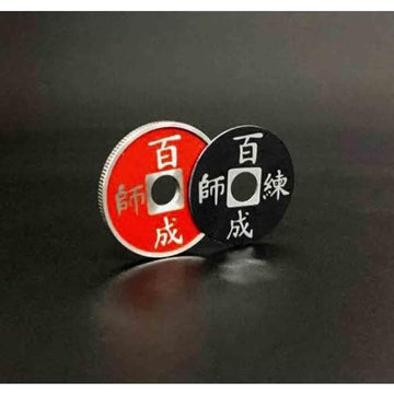 Blue-Ther Chinese Coin Magic Tricks Color Change 3 Colors Coins Change Magic Close Up Illusion Gimmick Props Accessories