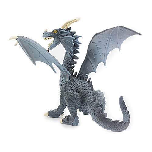 Warmtree 6 Inch Realistic Dragon Model Plastic Flying Dragon Figurines Gifts For Collection