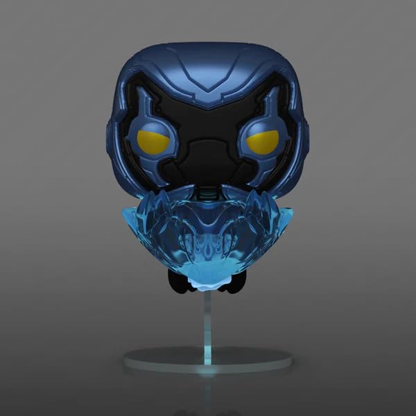 Pop! Blue Beetle (2023) - Blue Beetle In Flight Glow-In-The-Dark Exclusive