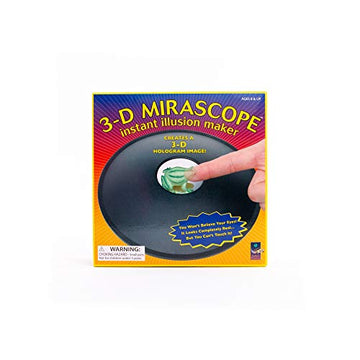 Toysmith: 3-D Mirascope, 6'' Instant Hologram Image Maker, Includes A Plastic Frog To Display And Complete Instructions For Use,
