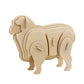 Wooden Farm Animals 3D  Puzzle - 8 Pack