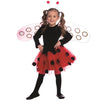 Ladybug Dress Costume  Small - Age 4 To 6