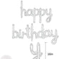Happy Birthday Balloons Banner,16 Inch Mylar Foil Letters Balloons,Birthday Party Banner For Kids And Boy And Girl Adults,Reusab