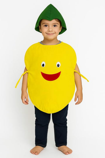 Fancydresswale Lemon Fancy Dress Costume For Kids | Free Size 2-10 Years | Stage Shows, Fancy Dress Competitions, Theme Parties