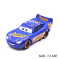 wltk Movie Cars 2 Hauler Mack Truck Blue No.95 & Lightning McQueen 2PCS Vehicles Set - Jackson Storm & Cruz Ramirez Included