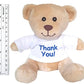 Hug-A-Booboo Thank You! Teddy Bear. Super Cute And Cuddly 6 Inch Plush Mini Teddy Bear With Thankd You T-Shirt From Great For Gift, Gift Basket, Party Favor
