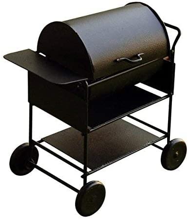 Miniature BBQ Grill Oven Model 1:12 Dollhouse Cooking Tool Garden Decoration Kicthen Accessories Roasting Cart Firewood Rack Holder (Square)