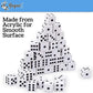 Regal Games Dice Set 6 Sided - Playing White 16Mm - Square Dice For Classroom Or Family Game Night - 1000 Dice