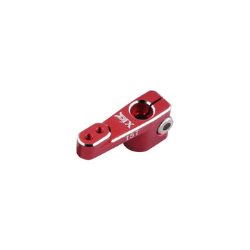 DJX 2PCS Aluminum 15T Emax Servo Horn for 1/24 RC Crawler Car Axial SCX24 90081 Upgrades Parts (Red)