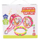Toyxiity Mall 3 In 1 Musical Jhankar Gift Set Junior Fish Printed Drum Dafli Toy Musical Instrument With 2 Mallets For Kid Perfe