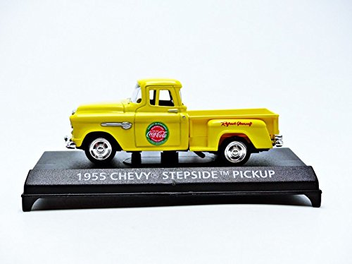 Motor City Classics 1955 Chevy Stepside Pickup Vehicle (1:43 Scale), Yellow