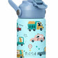 Moca Kids Water Bottle 350Ml Hot And Cold Stainless Steel Sipper Bottle For Kids With Soft Nozzle Leak Proof School And Travel D