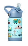 Moca Kids Water Bottle 350Ml Hot And Cold Stainless Steel Sipper Bottle For Kids With Soft Nozzle Leak Proof School And Travel D