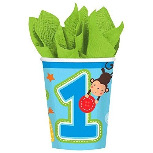 One Wild Boy 9 oz. Cups, Birthday