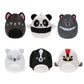 Squishville By Original Squishmallows Black And White Squad Plush - Six 2-Inch Squishmallows Plush Including Tajo, Kayce, Bambalina, Landi, Nathaniel, And Basma - Toys For Kids