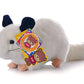 Cute Rabbit 12 Inch Chinchilla Plush Toy Stuffed Animal Toy Plush Animal Doll (White)