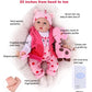 Charex Reborn Baby Dolls - 22 Inches Realistic Newborn Soft Vinyl Baby Dolls Toy For Kids Age 3+