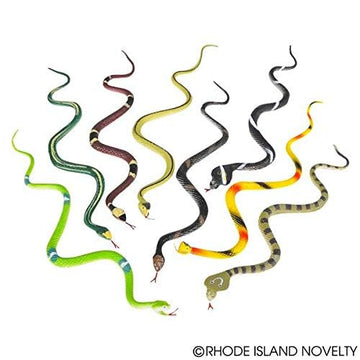 Rhode Island Novelty 14' Rain Forest Snakes | Assorted Designs | Set Of 12