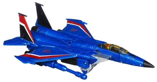 Hasbro TRANSFORMERS Generation Thundercracker Action Figure - Medium Size, Blue Plastic, Model 28594