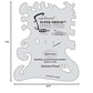 Artool Freehand Template #6 - Plastic Crafting Tool, Model FH 6 SP