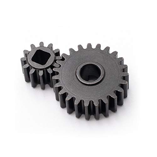 KYX Racing Hardened Steel 32P Portal Gear Set 23T/12T 2pcs Upgrades Accessories for RC Crawler Car Axial SCX10 III AXI03007 Capr
