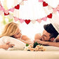 2Pc Valentines Day Banner 110inch, Valentines Day Decor for Home, Heart Shaped Burlap Valentines Garland Decorations for Mantle