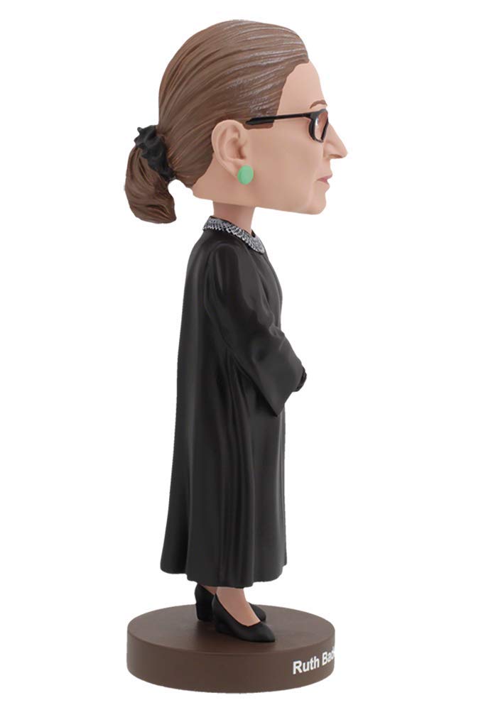 Royal Bobbles Ruth Bader Ginsburg Bobblehead, Premium Polyresin Lifelike Figure, Unique Serial Number, Exquisite Detail