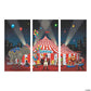 Fun Express Circus Big Top Tent Banner - 9 Feet Long - Carnival Birthday Party Decor and Supplies - VBS Vacation Bible School Su