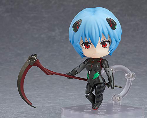 Good Smile Rebuild Of Evangelion: Rei Ayanami [Tentative Name] (Plugsuit Version) Nendoroid Action Figure, Multicolor