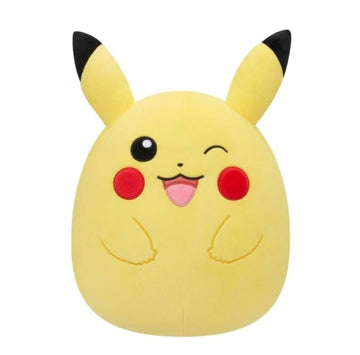 Squishmallows Pokemon Center limited availability 12-Inch Winking Pikachu Stuffed Animal Plush Toy (Winking Pikachu)