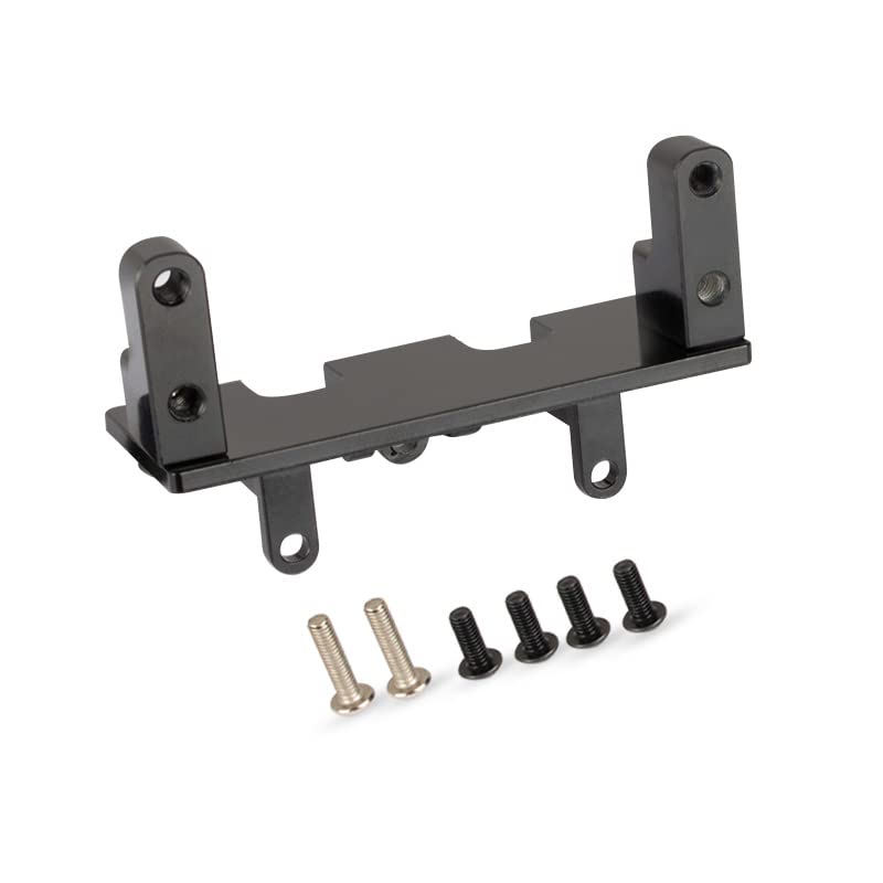 KYX Racing CNC Machined Aluminum Front Axle Servo Mount Linkage Upgrades Parts Accessories for 1/18 RC Crawler Car Axial Capra U