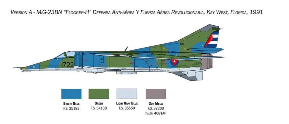 Italeri - Mig-23 Flogger D 1:48 (?/21) * - ITA2817S