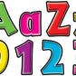 Barker Creek Letter Pop-Outs, 4 Inch, Neon, Set Of 255