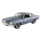 Jada Toys Fast & Furious Diecast '70 Chevy Chevelle Ss Vehicle (1:24 Scale),Matte Grey