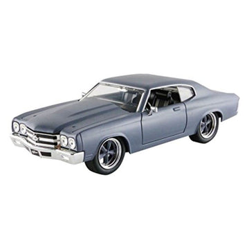 Jada Toys Fast & Furious Diecast '70 Chevy Chevelle Ss Vehicle (1:24 Scale),Matte Grey