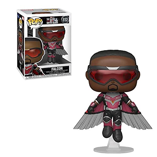 Funko Pop! Marvel: The Falcon And The Winter Soldier - Falcon (Flying) Vinyl Figure (Bundled With Pop Box Protector Case)