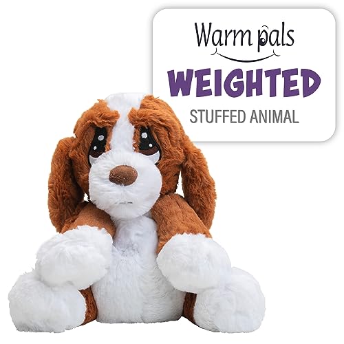 Warm Pals - Hound Dog - 1.5Lbs - Cozy Microwavable Lavender Scented Plush Toys - Heated Stuffed Animal - Heatable Coolable Bedtime Comfort Plushie