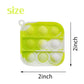 60 Pcs Mini Pop Bubble Fidget Sensory Toys, Pop Keychain Bulk Toy For Party Favor, Classroom Student Prizes Easter Basket Goodie Bag Stuffers Christmas Valentine Gift For Kid