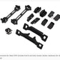 Body conversion kit, Slash 2WD (includes front & rear body mounts, latches, hardware) (for clipless mounting