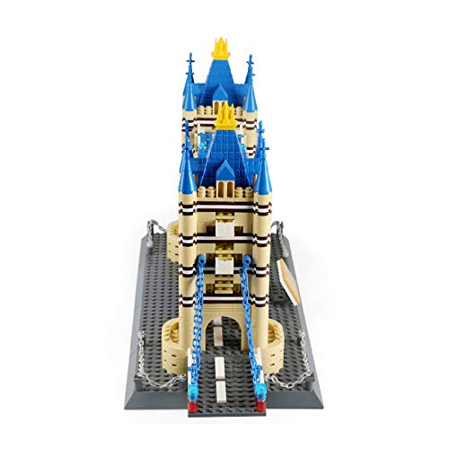 Apostrophe Games Tower Bridge Building Block Set - 1,054 Pieces, Multicolor Plastic Architecture Kit for Adults and Kids