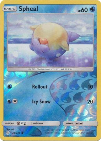 Spheal - 49/236 - Common - Reverse Holo - Cosmic Eclipse