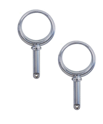 Rowlock Horns Round Chrome