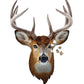I Am Buck 300 Piece Animal Head-Shaped Jigsaw Puzzle