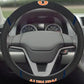 FANMATS 14786 Auburn Tigers Embroidered Steering Wheel Cover 15 x 15