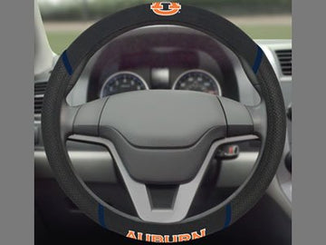 FANMATS 14786 Auburn Tigers Embroidered Steering Wheel Cover 15 x 15