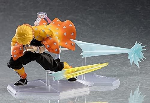 Max Factory Demon Slayer: Kimetsu no Yaiba: Zenitsu Agatsuma Deluxe Figma Action Figure  Multicolor