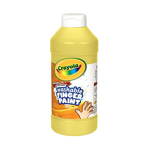Washable Fingerpaint 16oz Yellow Arts & Crafts Arts & Crafts Bin131634 Crayola Llc