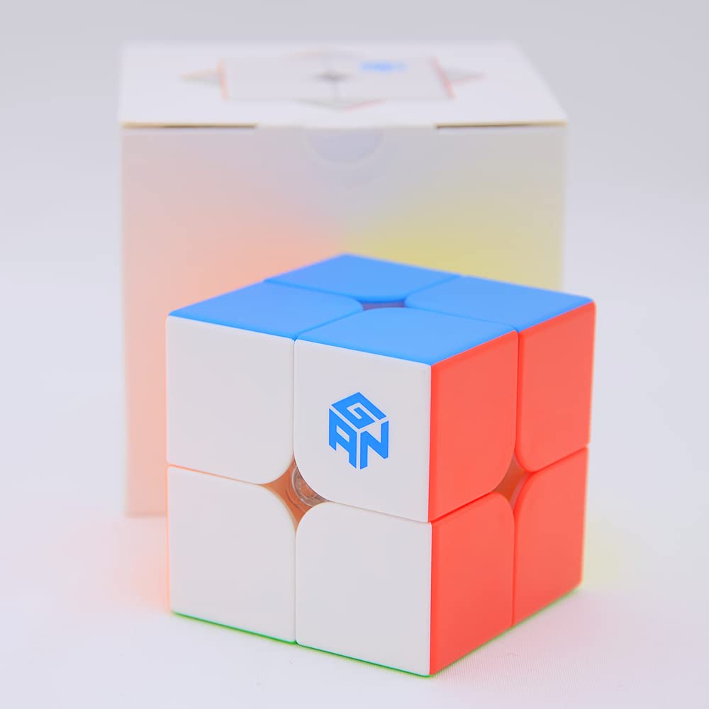 Bukefuno Gan 251 V2 2X2 Cube Gans Mini Speed Stickerless Gan251 V2 51Mm Cube 2X2X2 Beginner Toy Magic Puzzle