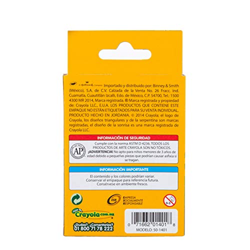 Crayola(R) Anti-Dust Chalk, (White) Box Of 12 Sticks