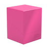 Ultimate Guard Boulder Solid 100+, Deck Case for 100 Double-Sleeved TCG Cards, Neon Pink, Secure & Durable Storage for Trading C